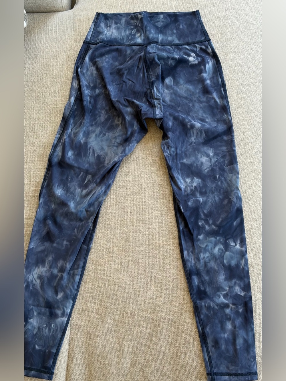 Gymshark Black & Gray Marble-Print High Waisted Leggings